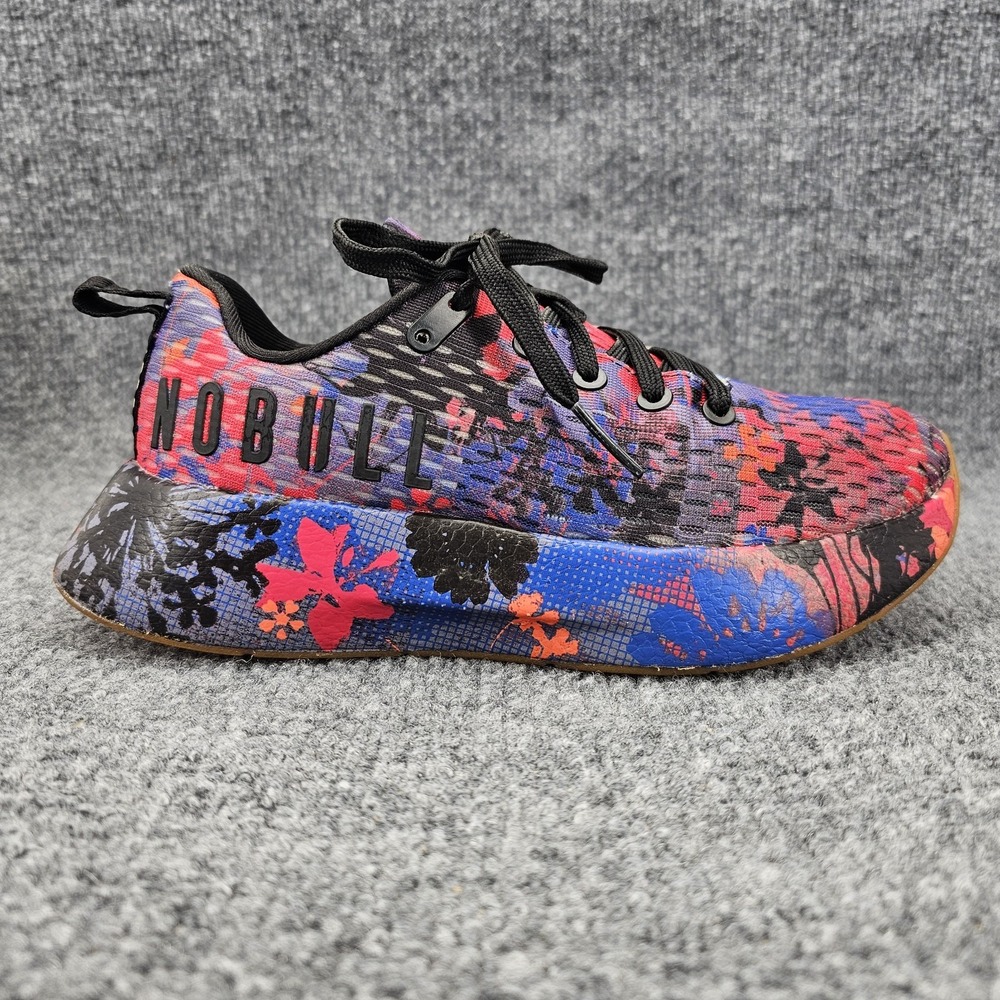 NoBull Journey Womens Size 7 Floral Athletic Athletic Trainer Running Shoes